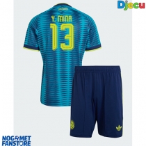 Kolumbija Yerry Mina #13 Gostujuci Dres za djecu SP 2026 Kratak Rukav (+ Kratke hlače)